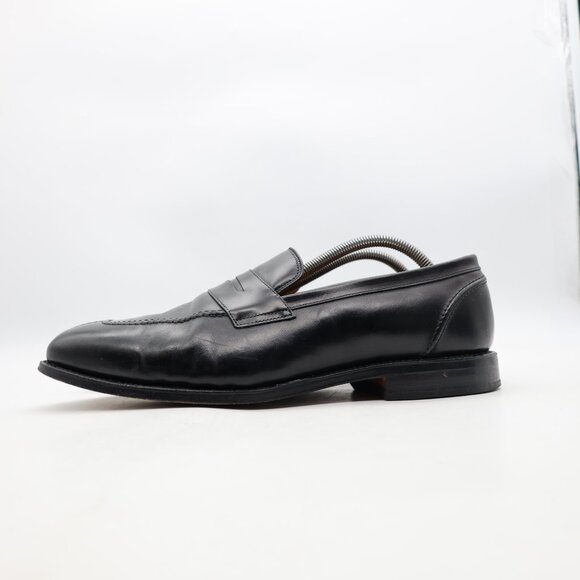 Allen Edmonds Glasgow Men's Suze 11 D Dress Loafers Black Leather Shoes USA - Picture 3 of 16
